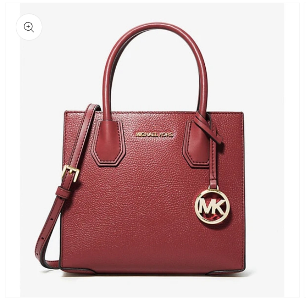 NEW Michael Kors Dark Cherry Medium Mercer Bag